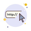Domain & Hosting Server Space Icon - Brand Elite